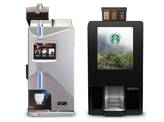 Las Vegas bean-to-cup coffee machine and vending machines