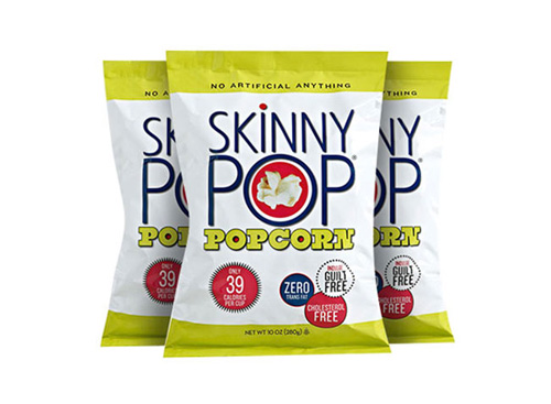 Vending machine Skinny Pop popcorn